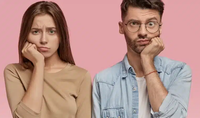 a man and woman posing for a picture